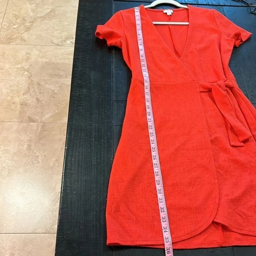 J. Crew Factory Textured Knit Wrap Dress Size XS